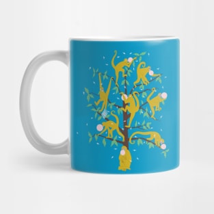 Spider Monkeys Blowing Bubbles Mug